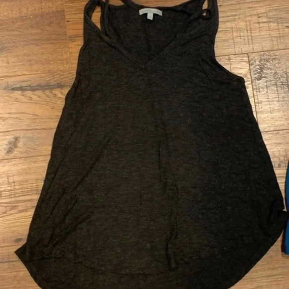 Charlotte Russe Tops - Charlotte Russe Dark Grey Tank Top xs